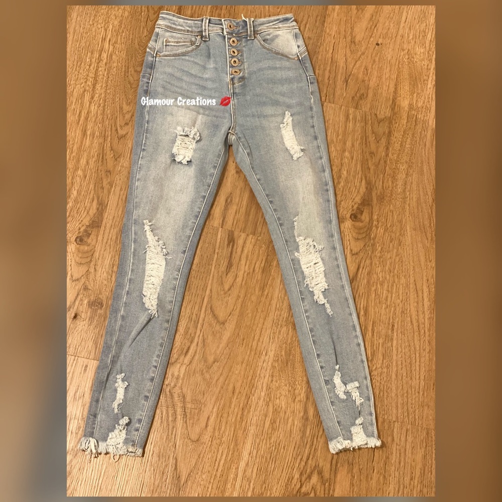 High Rise Jeans Light